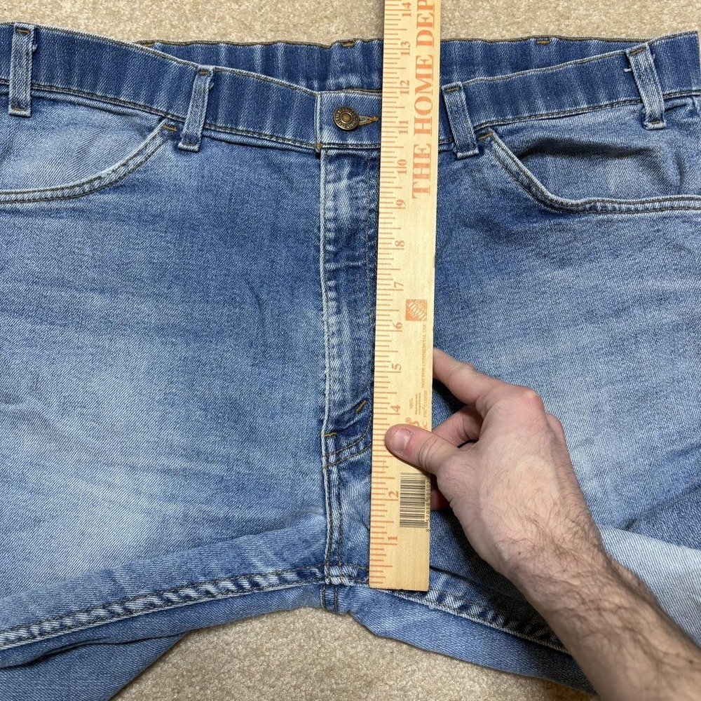 Vtg 80s Levis Jeans Mens 36x28.5 Blue Tab Relaxed Straight Denim USA Skosh Faded - Picture 8 of 16